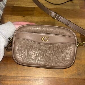 Coach Tan Leather Crossbody Bag